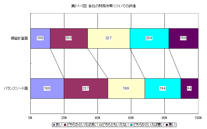 第2-1-1図 財務体質の評価